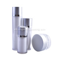 Bouteilles sous vide acrylique haut de gamme de 50 ml emballage cosmetique en argent 30 ml